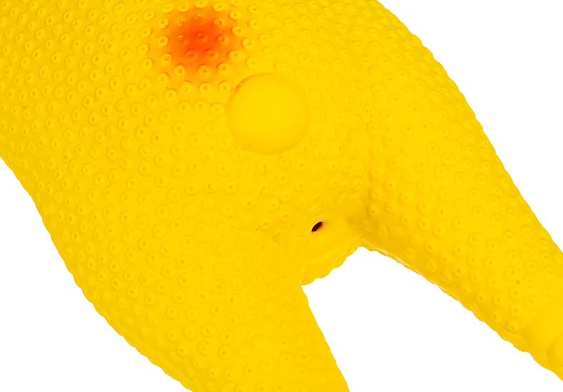 HOOPET Pet Dog Toys Screaming Chicken Squeeze Sound Toy for Dogs Super Durable Funny Squeaky Yellow Rubber Chicken Dog Chew Toy