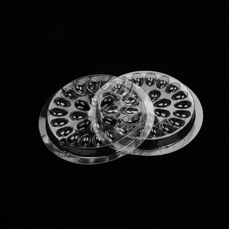HOT 100 pcs Disposable Holder Sticker Glue Adhesive Pallet For Eyelash Extension  Eyelash Makeup Tools Plastic Flower Eyelash