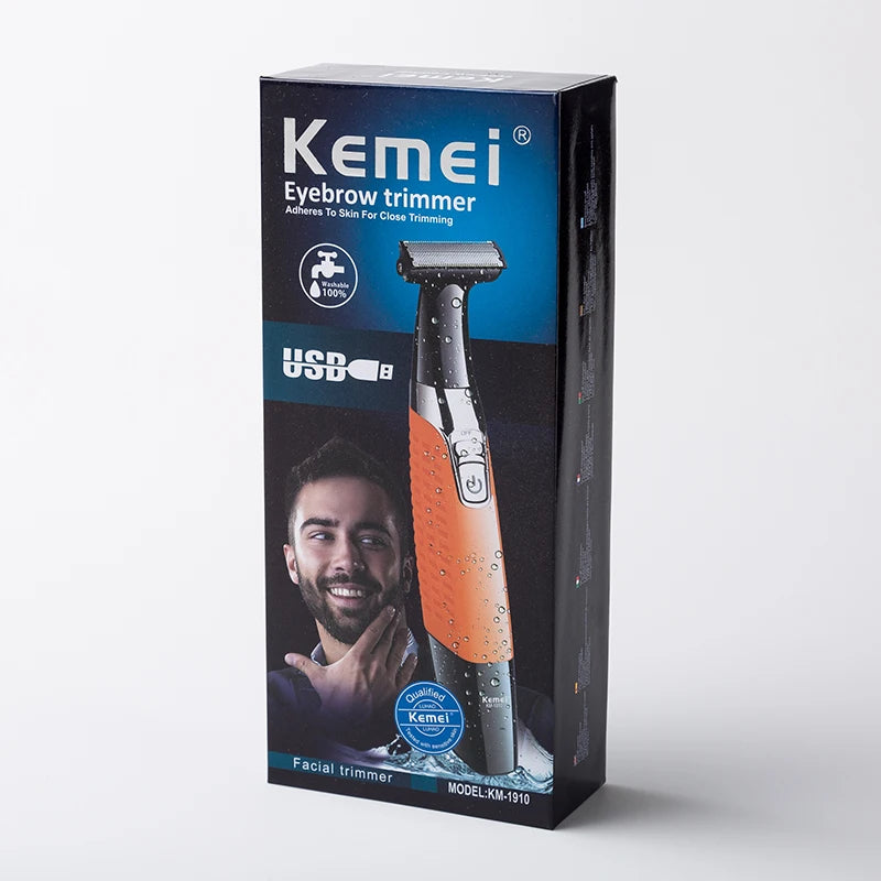 kemei body trimmer rechargeable electric shaver beard shaver electric razor men shaving machine hair trimmer face care