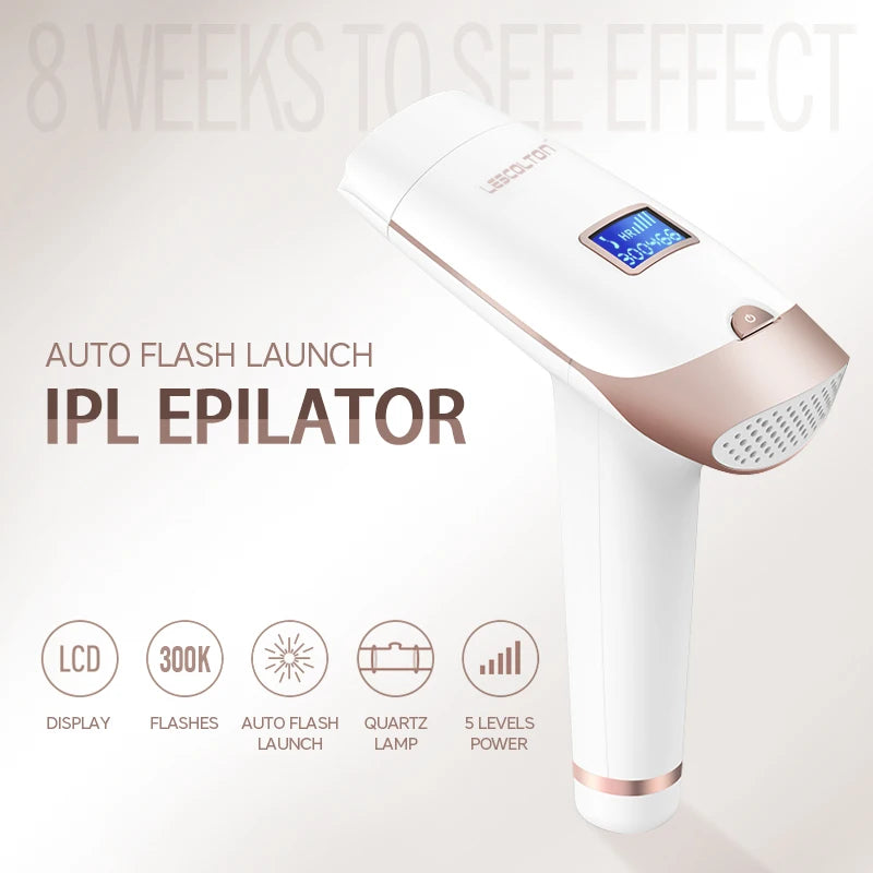 Lescolton Laser Epilator 2in1 Hair Removal Rejuvenation Replaceable Lamp for Women Men T009i Painless Bikini Trimmer Skin Care