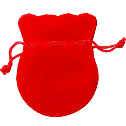 Chanfar 10pcs 7x9cm 9x12cm Velvet Bag White Red Black Pink Drawstring Pouch Calabash Shape Gift Packing Bags For Wedding Pouches