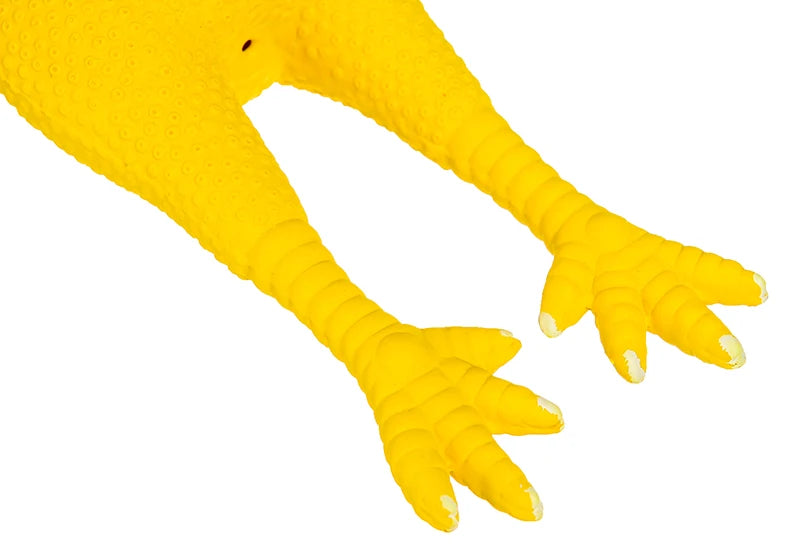 HOOPET Pet Dog Toys Screaming Chicken Squeeze Sound Toy for Dogs Super Durable Funny Squeaky Yellow Rubber Chicken Dog Chew Toy