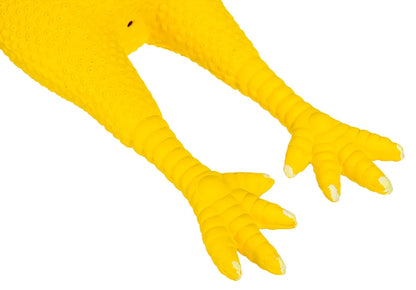 HOOPET Pet Dog Toys Screaming Chicken Squeeze Sound Toy for Dogs Super Durable Funny Squeaky Yellow Rubber Chicken Dog Chew Toy
