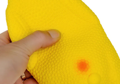 HOOPET Pet Dog Toys Screaming Chicken Squeeze Sound Toy for Dogs Super Durable Funny Squeaky Yellow Rubber Chicken Dog Chew Toy