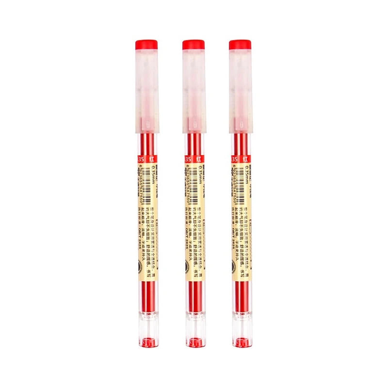 Gel Pens 0.35mm Red/Black/Blue Ink Set Refills Rod Gel Pen For Handle Marker School Office Stationery Student Writing Supplies