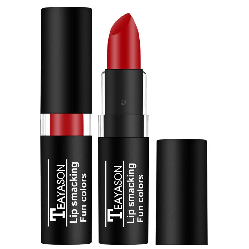 Hot Sale Waterproof Velvet Matte Black White Lipstick Lasting Pigment Green Purple Lipstick Christmas Halloween Party Lip Makeup