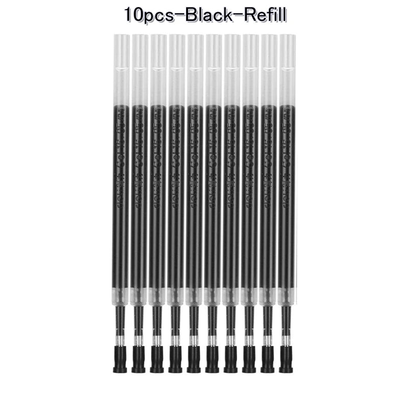 Gel Pens 0.35mm Red/Black/Blue Ink Set Refills Rod Gel Pen For Handle Marker School Office Stationery Student Writing Supplies