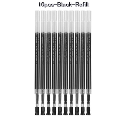 Gel Pens 0.35mm Red/Black/Blue Ink Set Refills Rod Gel Pen For Handle Marker School Office Stationery Student Writing Supplies