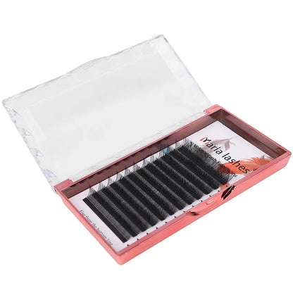 Maria 10 Cases YY Shape Eyelashes Beauty 0.05/0.07 YY Type V Lashes Extension Makeup Naturally Soft Mix Mink Cilios Volume Fans