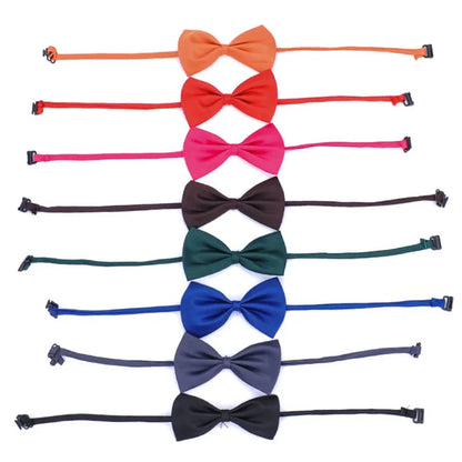 Dog Bow Tie Adjustable Dog Cat Necklace Neck Tie Cute Convenient Pet Accessories Bow Tie Formal Puppy Bowtie Collar Pet Supplies