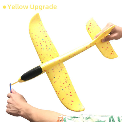50/33CM Big Flash Foam Plane Glider Hand Throw Light Inertial AirPlane EPP Outdoor Launch Fun of Kids Toys for Children Boy Gift