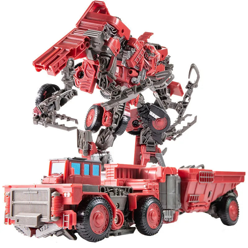 AOYI Cool 8 IN 1 Oversize Devastator Toys Boy Anime Hook Action Figures Robot Car Engineering  Vehicle Model Kids
