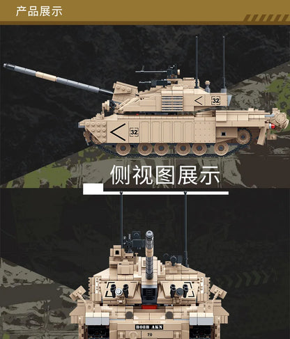 Military Vehicles Tank Sets SWAT Army City Police T34 Model Building Blocks DIY Brick Kids Toys Classic World War II WW2