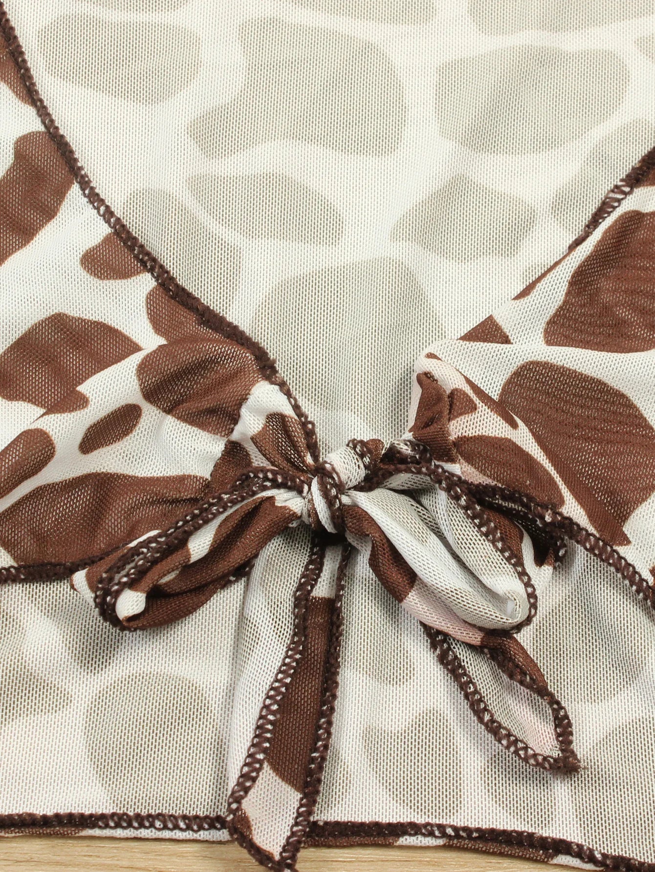 Sexy 3 Piece Swimsuit Women Leopard Print Push Up Padded Biquini Brazilian Summer Bathing Suit Long Sleeve Thong Bikini Swimwear
