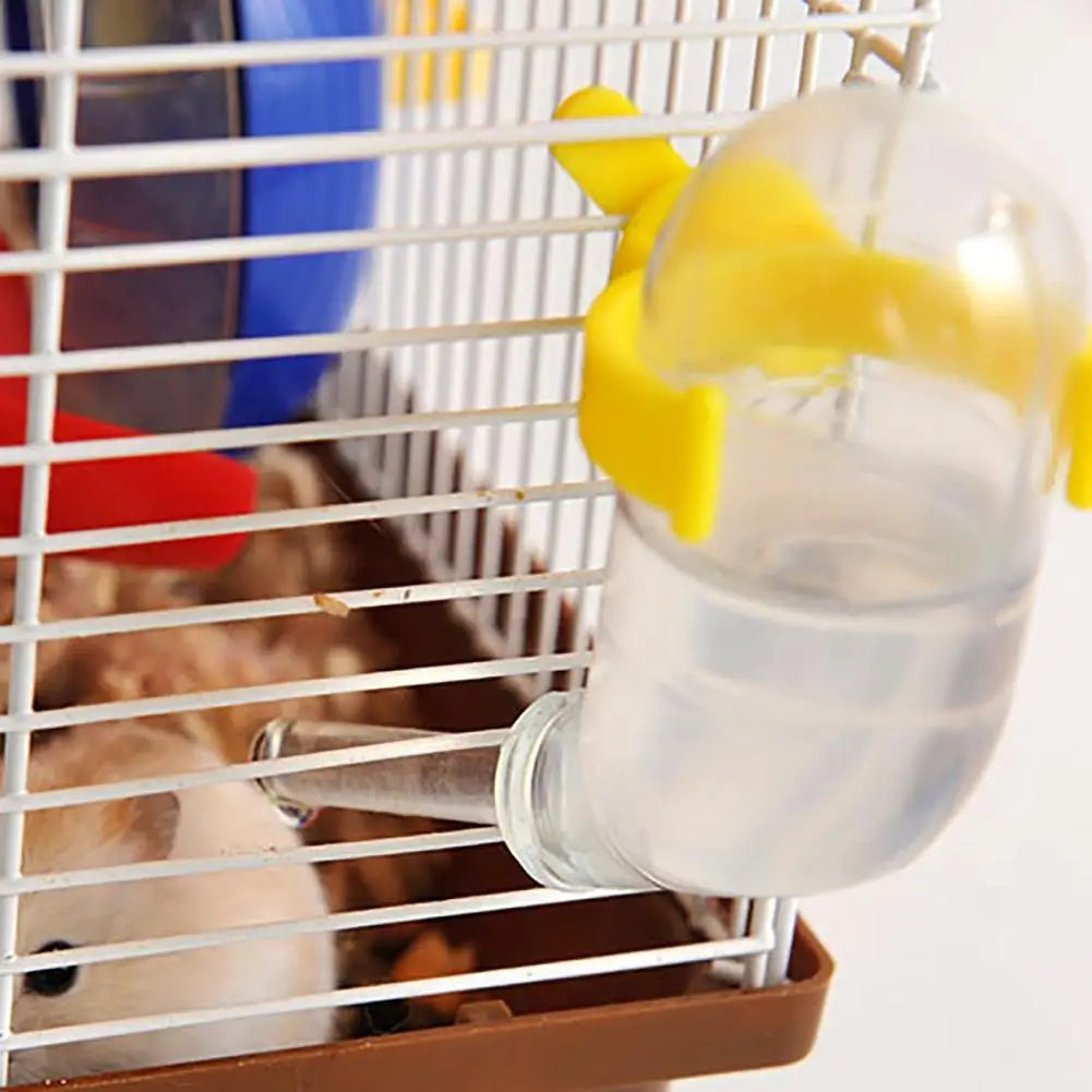 Hamster Water Bottle Leak-proof Vacuum Small Animal Pet Hamster Drinking Water Dispenser Feeder Bottles Watering Pet Supplies