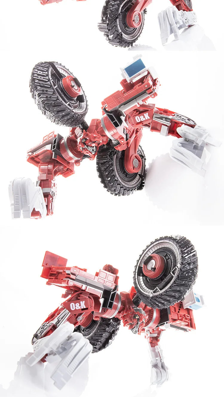 AOYI Cool 8 IN 1 Oversize Devastator Toys Boy Anime Hook Action Figures Robot Car Engineering  Vehicle Model Kids