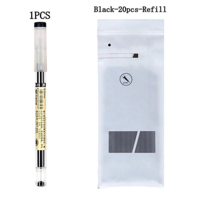 Gel Pens 0.35mm Red/Black/Blue Ink Set Refills Rod Gel Pen For Handle Marker School Office Stationery Student Writing Supplies