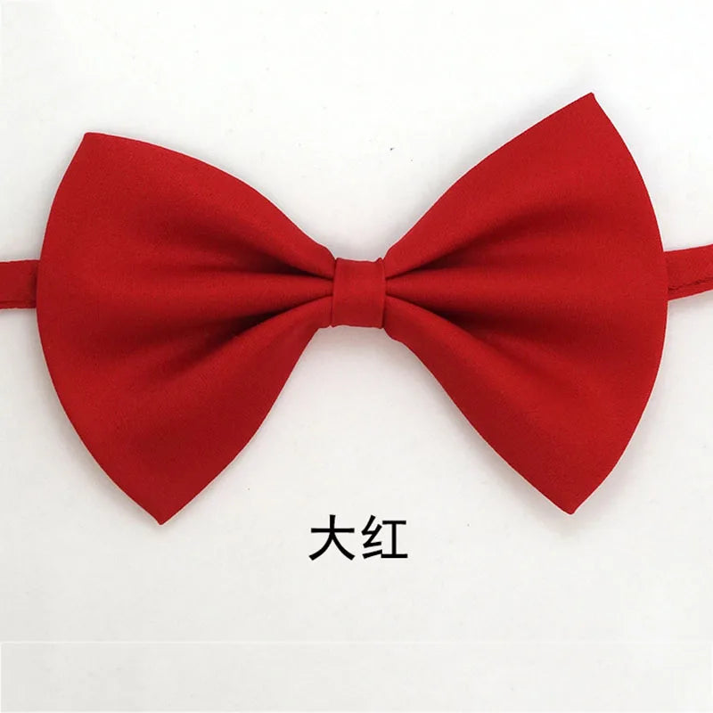 Dog Bow Tie Adjustable Dog Cat Necklace Neck Tie Cute Convenient Pet Accessories Bow Tie Formal Puppy Bowtie Collar Pet Supplies