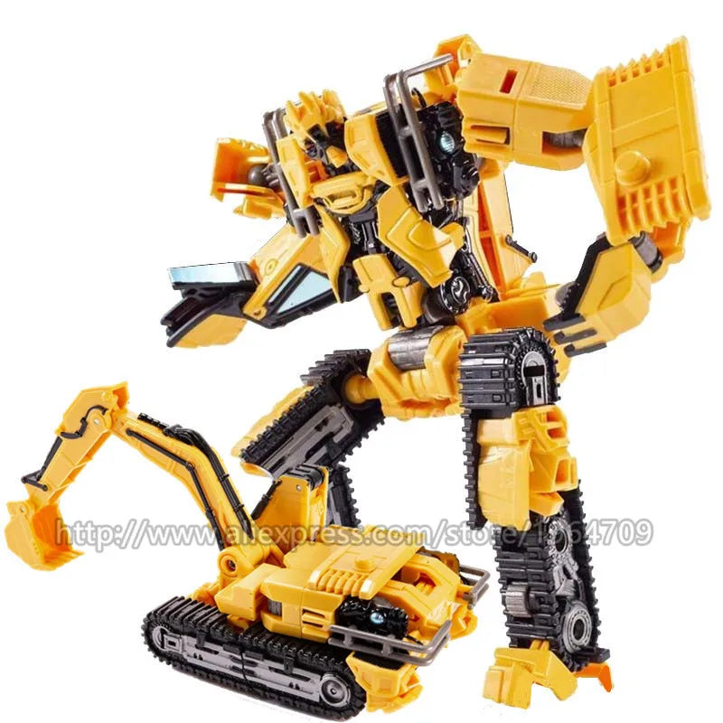AOYI Cool 8 IN 1 Oversize Devastator Toys Boy Anime Hook Action Figures Robot Car Engineering  Vehicle Model Kids