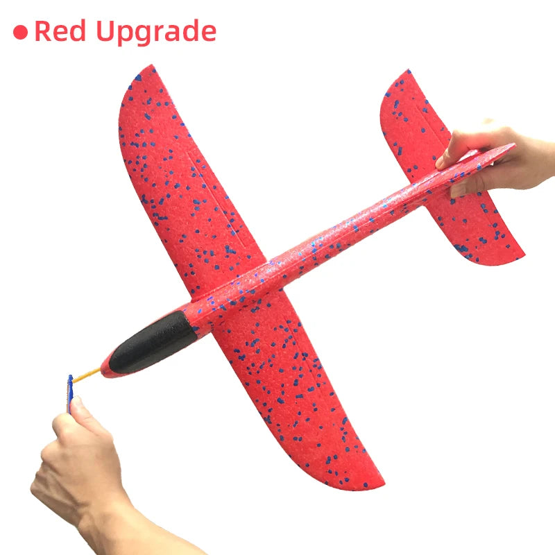 50/33CM Big Flash Foam Plane Glider Hand Throw Light Inertial AirPlane EPP Outdoor Launch Fun of Kids Toys for Children Boy Gift