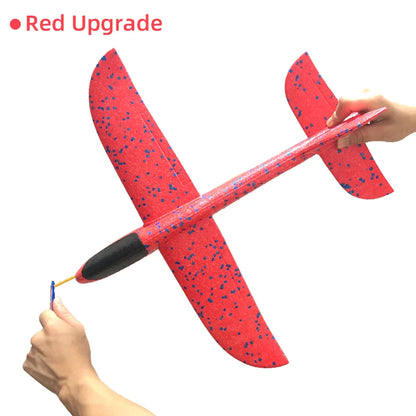 50/33CM Big Flash Foam Plane Glider Hand Throw Light Inertial AirPlane EPP Outdoor Launch Fun of Kids Toys for Children Boy Gift