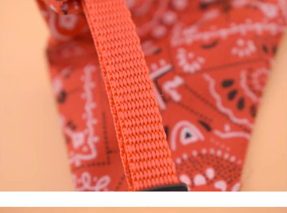 Adjustable Dog Bandana Printed Soft Collar, Pet Supplies, Cat Scarf, Chihuahua Puppy Neckerchief