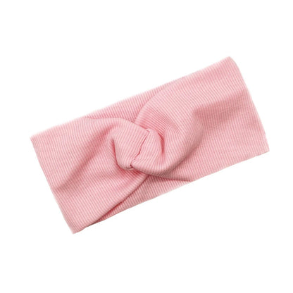 Baby Headband Yoga Sport Girls Kids Children Adult Women Bandage Solid Twisted Knotted Soft Hair Accessories Turban