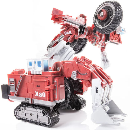 AOYI Cool 8 IN 1 Oversize Devastator Toys Boy Anime Hook Action Figures Robot Car Engineering  Vehicle Model Kids