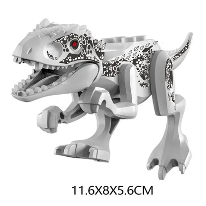 Great Value!!! Mosasaurus Jurassic World Park Dinosaurs Rex Indoraptor Triceratops Indominus Building Block Toys Dinosaur Gift