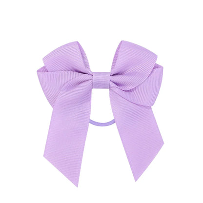 3.15inches Solid Color Hair Ribbon Hair Band for Girls Toddler Cheer Up Bows Head Rope Kids Headwear Ponytail Hair Accessories