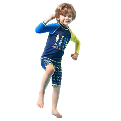 Boys Girls Swimsuit for Kids Toddler 2 to 3 4 5 6 7 8 Years Cute Shark Children's Swimwear Suit Tops+Shorts 2pieces Swim Outfits