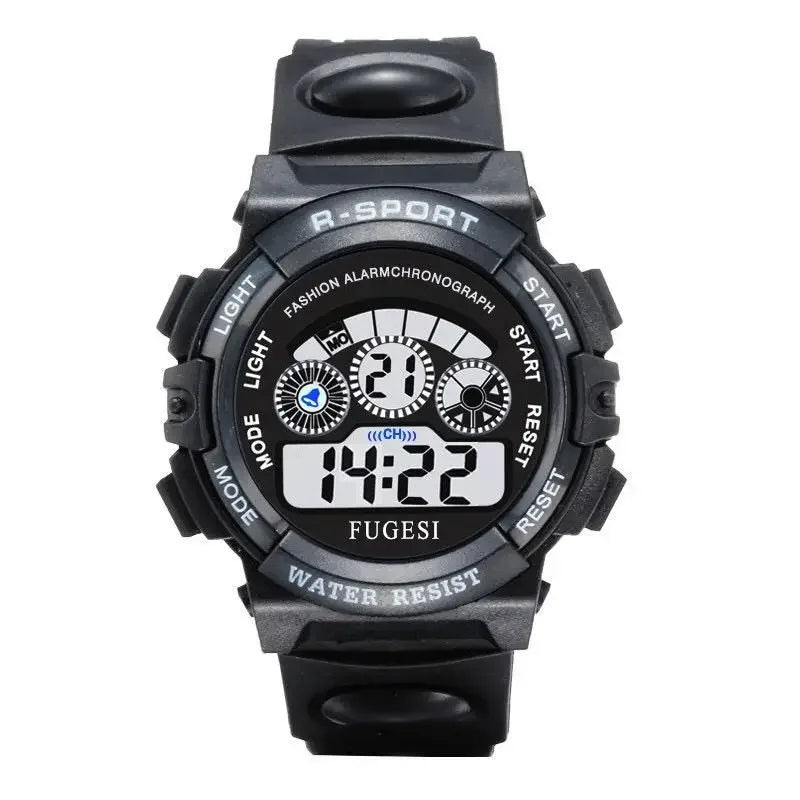 Children Luminous Electronic Watches Dial Waterproof Multi-function Alarm Clocks LED Digital Wrist Watch for Boys and Girls