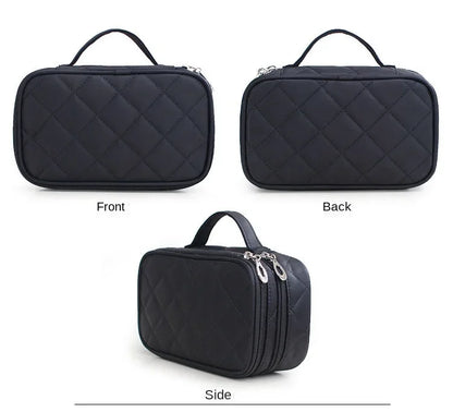 Women's cosmetic bag Double layer Waterproof makeup bag travel essentials organizer large capacity Multifunction toiletry bag