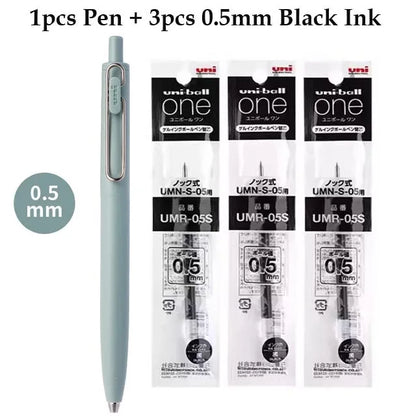 New Japan UNI Small Thick Core Gel Pen UMN-SF Summer Limited Thick Black Uniball One Low Center of Gravity Uniball Signature Pen