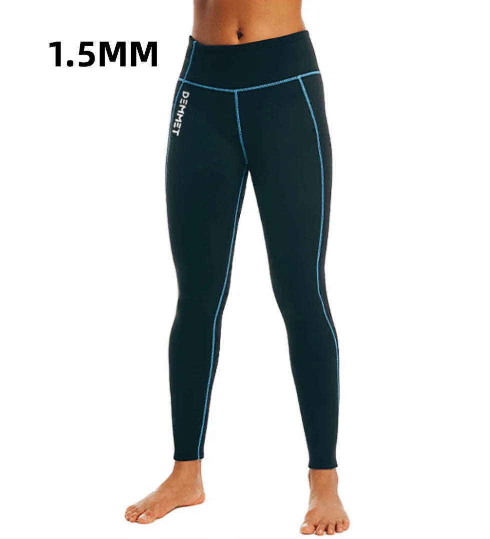 Men Women Wetsuit Pant 1.5MM/3mm Neoprene for Diving Surfing Scuba Snorkeling Winter Swimsuit Keep Warm Trousers Pant Dropship