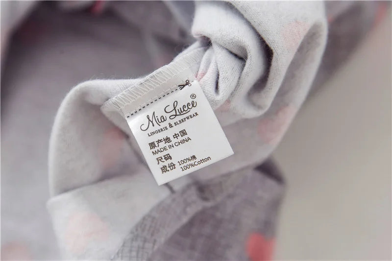 Nightgown 100% Brushed Cotton Nightshirts Women's Sleepwear Long Sleeve Plaid Winter Oversize Sleep Dress Women Home Clothes