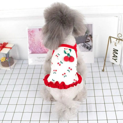 Pet Supplies Cute Little Dog Summer Strap Soft Fashion Dog Vest Breathable Pet Clothes for Kittens Puppy