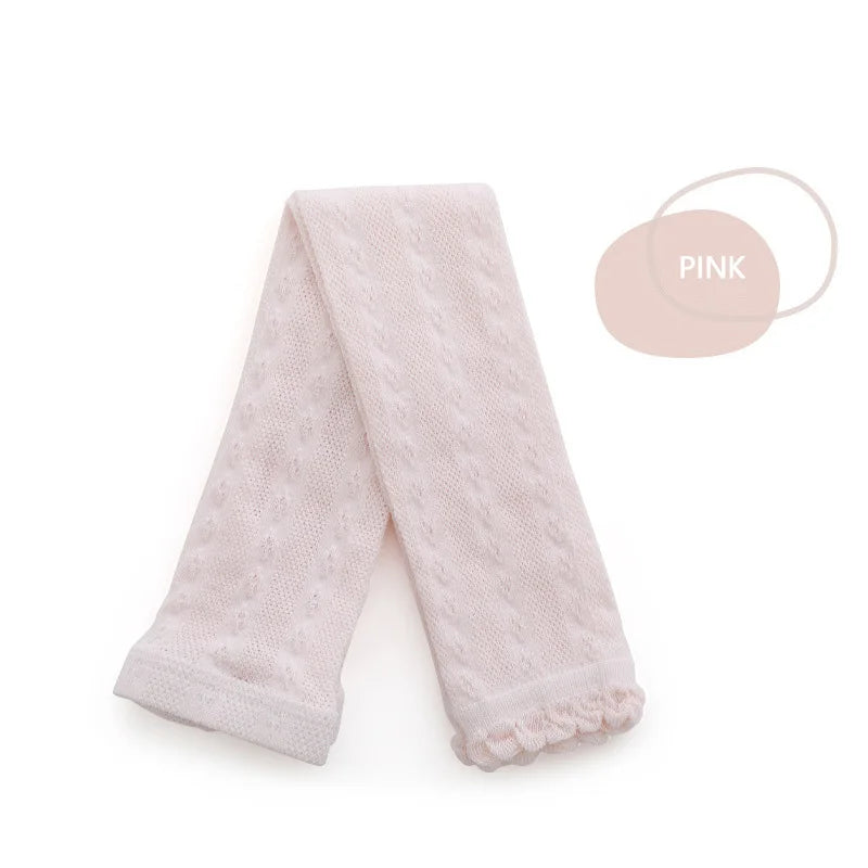 Summer Girls Pants Mesh Thin Baby Lace Pantyhose Outside Wear Summer Baby Stockingds Anti-Mosquito Kids Leggings For Girls