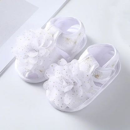 New Children Summer Clogs 0-18M Flower Newborn Infant Baby Girl Princess Bowknot Sandals Toddler Soft Crib Walkers Casual Shoes