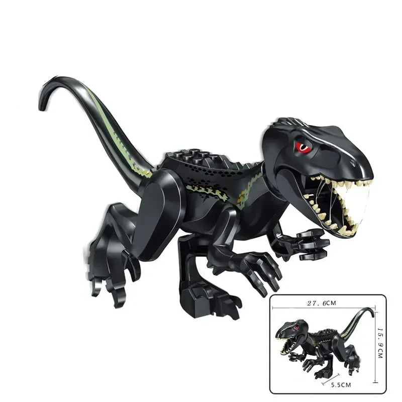 Great Value!!! Mosasaurus Jurassic World Park Dinosaurs Rex Indoraptor Triceratops Indominus Building Block Toys Dinosaur Gift