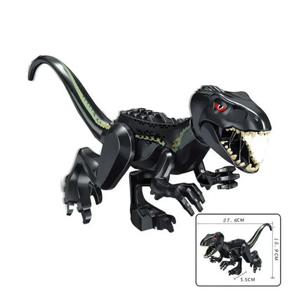 Great Value!!! Mosasaurus Jurassic World Park Dinosaurs Rex Indoraptor Triceratops Indominus Building Block Toys Dinosaur Gift