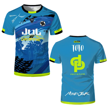 90 Minute Series MM9 JUL Football Shirt for Men, Summer Outdoor Sport Quick-Drying Jersey, Fitness Training T-shirt