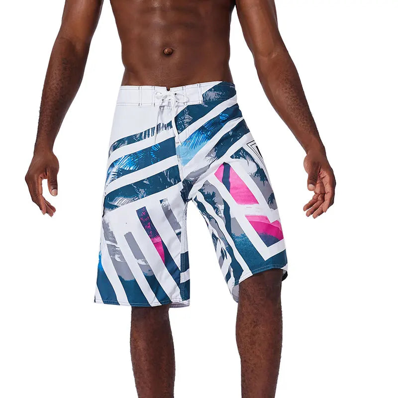 Plus Size Men's Swimming Shorts Board Shorts Bermuda Surfing Swim Shorts Dry Fit Boardshorts Swimwear Trunks Running Beach Pants