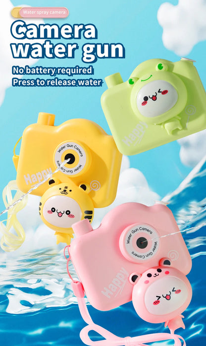 Water Gun Summer Toys for Kids camera toys Cartoon Water Gun Outdoor Game Summer Toys Sport Party Toys Gifts