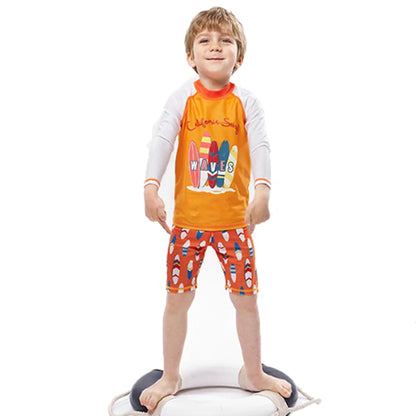 Boys Girls Swimsuit for Kids Toddler 2 to 3 4 5 6 7 8 Years Cute Shark Children's Swimwear Suit Tops+Shorts 2pieces Swim Outfits