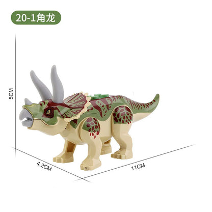 Great Value!!! Mosasaurus Jurassic World Park Dinosaurs Rex Indoraptor Triceratops Indominus Building Block Toys Dinosaur Gift