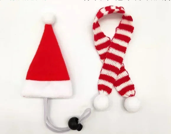 Hamster Christmas Costume Guinea Pig Mini Pet Supplies Hats Scarves Headwear Dragon Cat Rabbit Accessories Pet Clothing