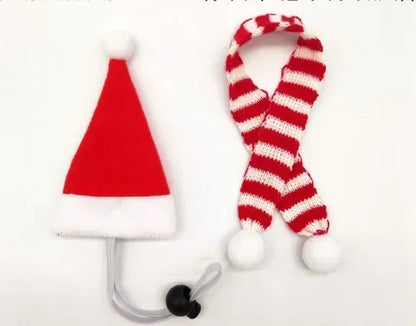 Hamster Christmas Costume Guinea Pig Mini Pet Supplies Hats Scarves Headwear Dragon Cat Rabbit Accessories Pet Clothing