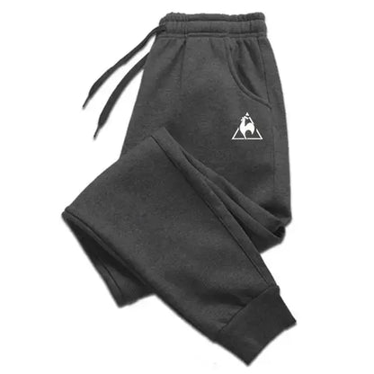Spring and Autumn Fleece Men's Pants Casual Pants Men's Sports Jogging Pants Sweatpants Men's Harajuku Street S-3XL Pants