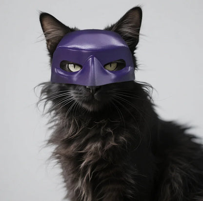 3d Printing Cat Avenger Mask Batman Cosplay Hat Mask Halloween Party Headwear Pet Dog Mask Helmet Props Pet Supplies Photos